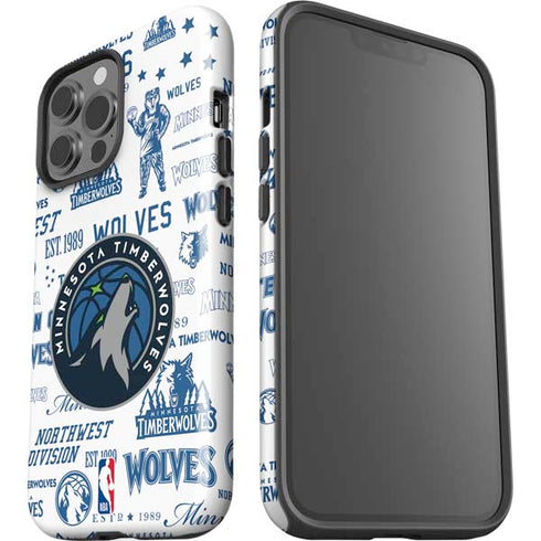 NBA Minnesota Timberwolves Historic Blast iPhone 15 Pro Max Impact Case